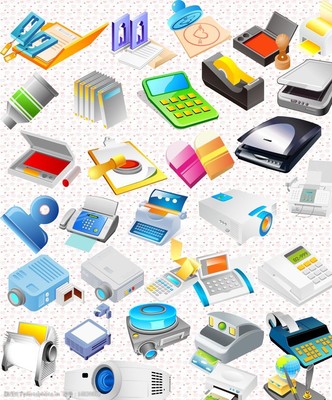 辦公用品圖片精選 現代通訊設備助力高效辦公